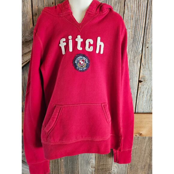 Abercrombie & Fitch 2000 y2k spell out hoodie kids XL original ( women S ) Uni ^ - Picture 1 of 8